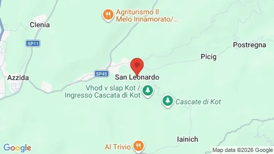 Apartments for rent i San Leonardo - kort over placeringen