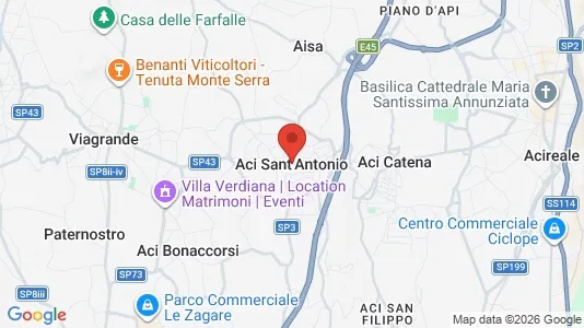 Apartments for rent i Aci Sant'Antonio - kort over placeringen