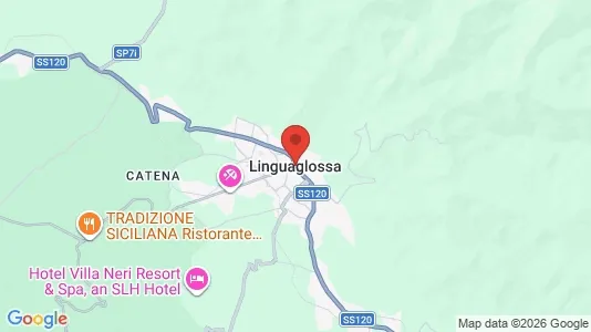 Apartments for rent i Linguaglossa - kort over placeringen