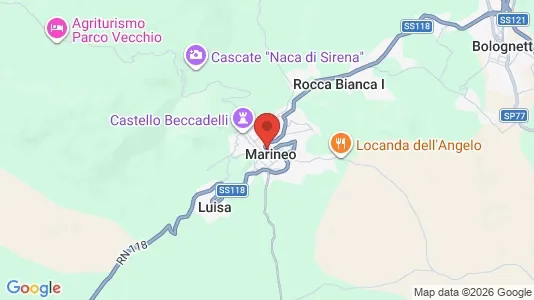 Apartments for rent i Marineo - kort over placeringen