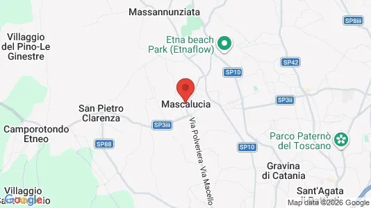 Houses for rent i Mascalucia - kort over placeringen