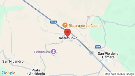 Apartments for rent i Castelnuovo - kort over placeringen