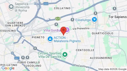 Apartments for rent i Roma Municipio VI – Roma Delle Torri - kort over placeringen