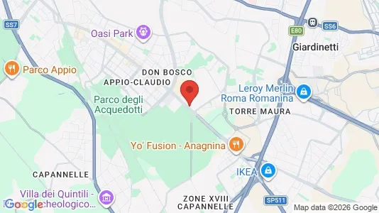 Houses for rent i Roma Municipio VII – Appio-Latino/Tuscolano/Cinecittà - kort over placeringen
