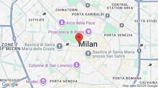 Rooms for rent i Milano Zona 1 - Centro storico - kort over placeringen