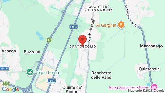 Apartments for rent i Milano Zona 5 - Vigentino, Chiaravalle, Gratosoglio - kort over placeringen