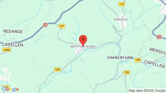 Houses for rent i Septfontaines - kort over placeringen