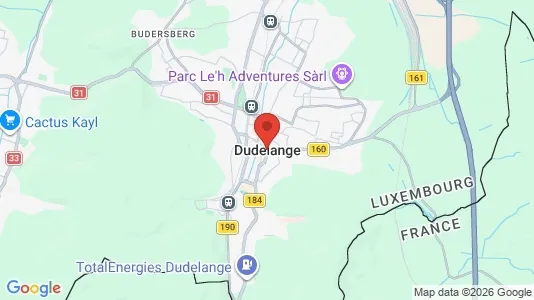Houses for rent i Dudelange - kort over placeringen