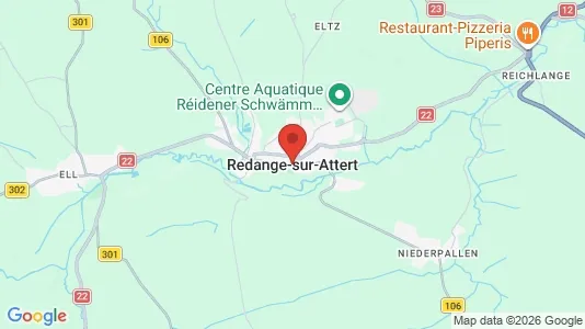 Apartments for rent i Redange - kort over placeringen