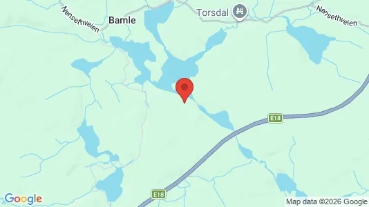 Houses for rent i Bamble - kort over placeringen