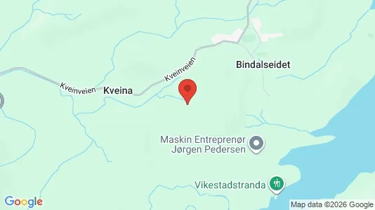 Houses for rent i Bindal - kort over placeringen