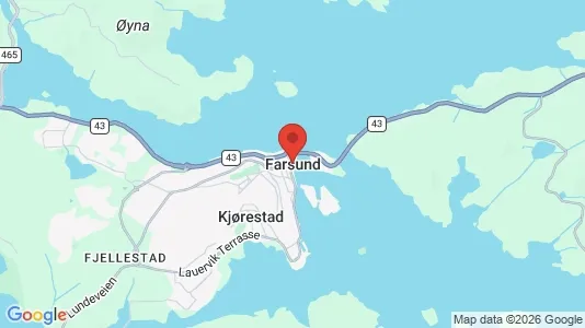 Houses for rent i Farsund - kort over placeringen