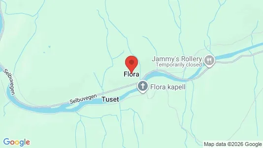 Rooms for rent i Flora - kort over placeringen