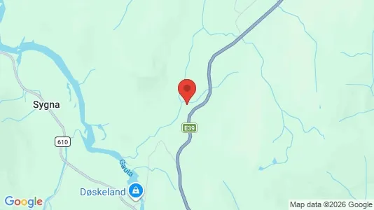 Houses for rent i Gaular - kort over placeringen