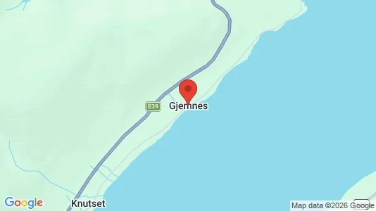 Houses for rent i Gjemnes - kort over placeringen