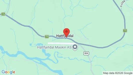Houses for rent i Hattfjelldal - kort over placeringen