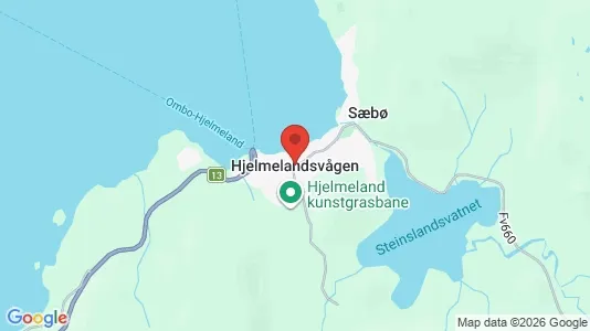 Houses for rent i Hjelmeland - kort over placeringen