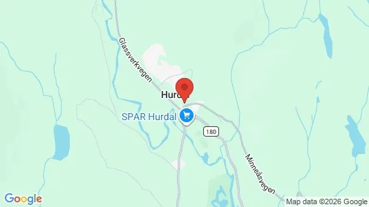 Houses for rent i Hurdal - kort over placeringen