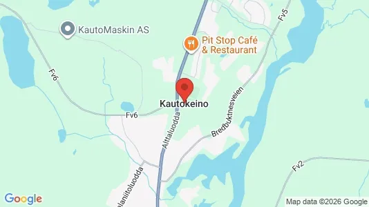 Houses for rent i Kautokeino - kort over placeringen