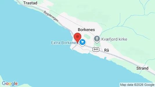Houses for rent i Kvæfjord - kort over placeringen