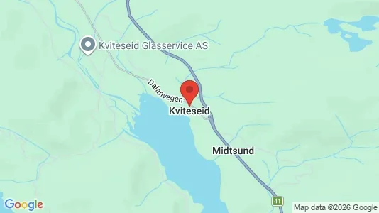 Houses for rent i Kviteseid - kort over placeringen
