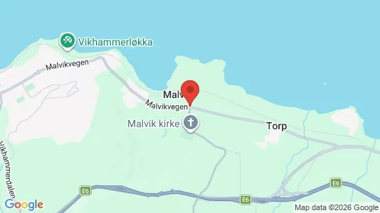 Houses for rent i Malvik - kort over placeringen