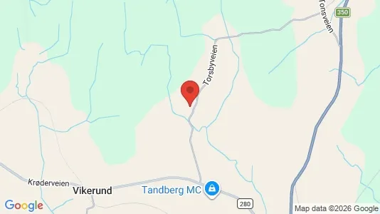 Houses for rent i Modum - kort over placeringen