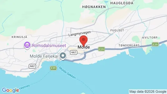 Houses for rent i Molde - kort over placeringen
