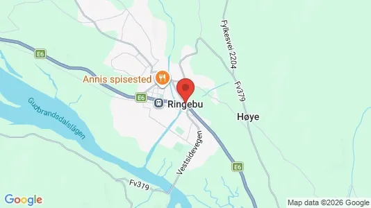 Houses for rent i Ringebu - kort over placeringen