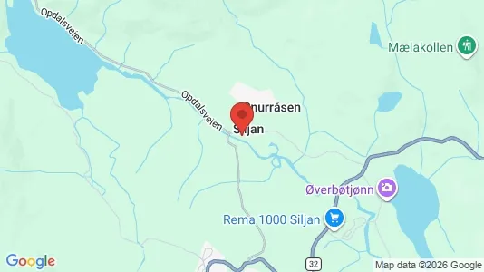 Houses for rent i Siljan - kort over placeringen