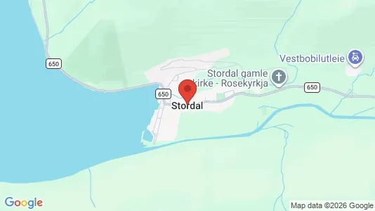 Houses for rent i Stordal - kort over placeringen