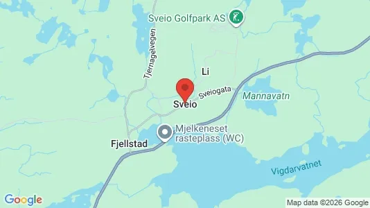 Houses for rent i Sveio - kort over placeringen