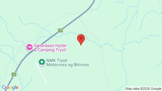Houses for rent i Trysil - kort over placeringen
