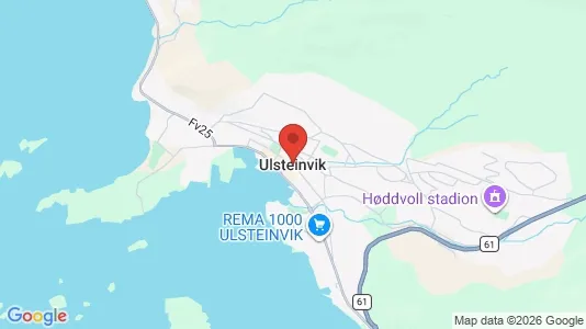 Houses for rent i Ulstein - kort over placeringen