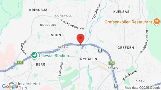 Rooms for rent i Oslo Nordre Aker - kort over placeringen