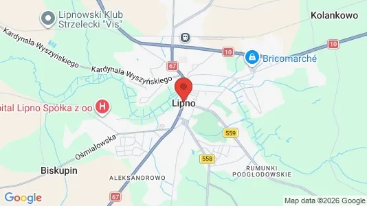 Houses for rent i Lipnowski - kort over placeringen