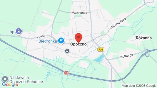 Apartments for rent i Opoczyński - kort over placeringen