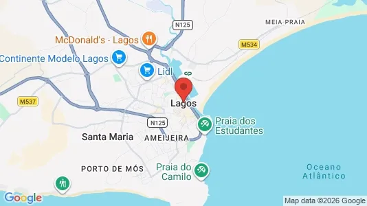 Houses for rent i Lagos - kort over placeringen