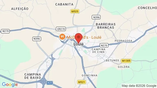 Houses for rent i Loulé - kort over placeringen