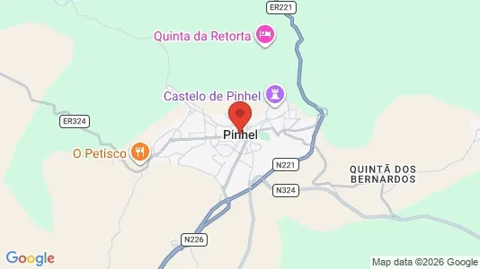 Apartments for rent i Pinhel - kort over placeringen