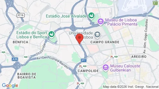 Apartments for rent i Lisboa São Domingos de Benfica - kort over placeringen