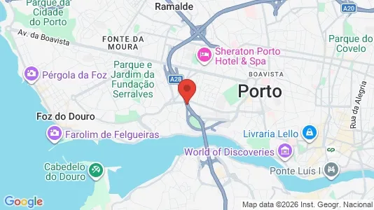 Apartments for rent i Porto Lordelo do Ouro e Massarelos - kort over placeringen
