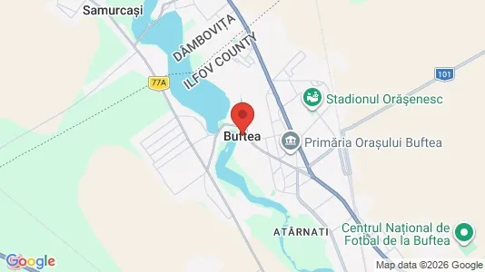 Houses for rent i Buftea - kort over placeringen