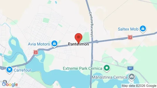Apartments for rent i Pantelimon - kort over placeringen