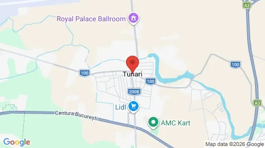 Houses for rent i Tunari - kort over placeringen