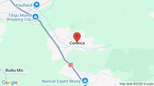 Houses for rent i Corunca - kort over placeringen