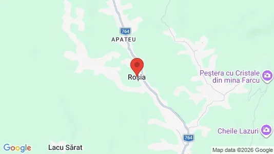 Apartments for rent i Roşia - kort over placeringen
