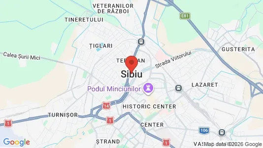 Houses for rent i Sibiu - kort over placeringen