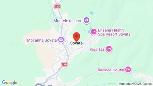 Houses for rent i Sovata - kort over placeringen