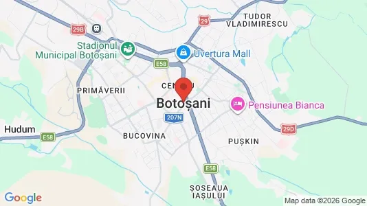 Houses for rent i Botoşani - kort over placeringen
